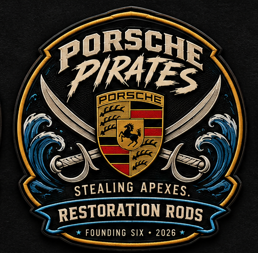 Porsche Pirates badge